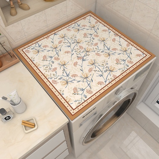 Lavadora doméstica americana almohadilla de tapa absorbente y a prueba de polvo almohadilla de mesa de horno microondas almohadilla de mesa de aislamiento térmico no lavable para refrigerador al por mayor