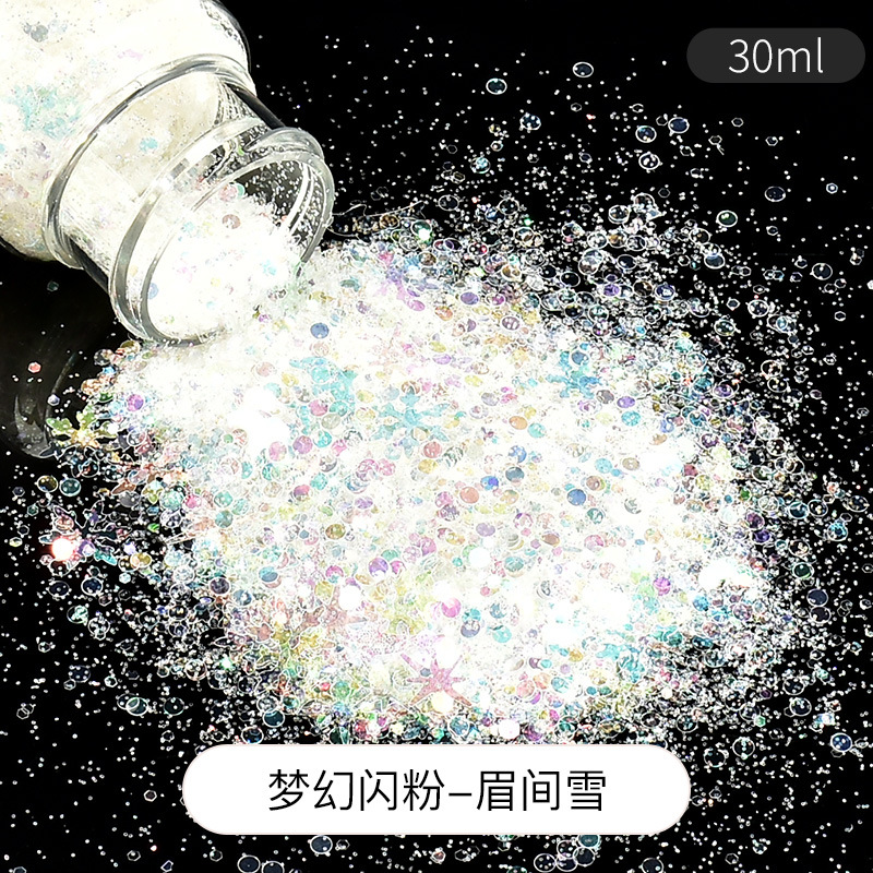 polvo brillante DIY material sequinilla goteo AB molde resina UV aceite Mahjong relleno joyas auriculares ilusión