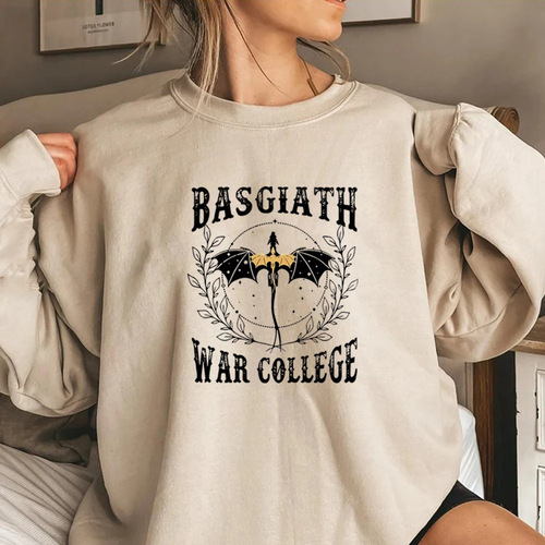 Fourth Wing Basgiath War College Sweatshirt Retro D