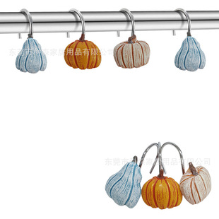 New cross-border e-commerce Amazon dedicated pumpkin hook resin Pumpkin Hook bathroom supplies sticky hook hardware
