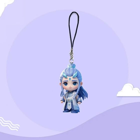 Lotus pancake cp pendant which zha 2 magic child sea cartoon animation high color value mobile phone chain which zha ao c schoolbag pendant