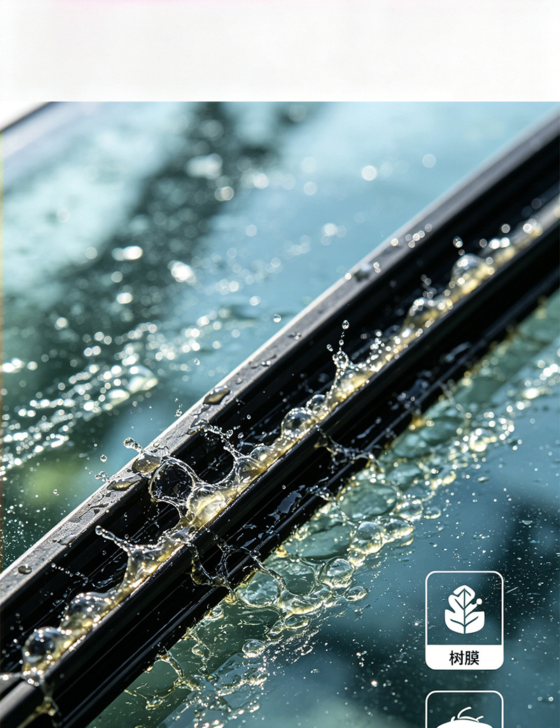 Car Glass Cleaner, Powerful Stain and Oil Film Remover, Summer-Specific Ethanol Concentrated Wiper Fluid, Universal for All Seasons, Antifreeze