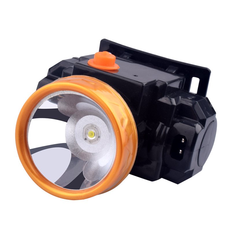 Outdoor high-power rechargeable headlamp, long-range high-power headlamp, LED night fishing patrol emergency light.