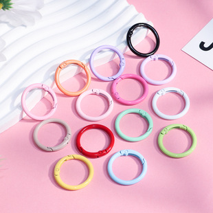30mm��ɫ����Ȧ���ɿ��\�Ͻ�耳׿�diy�ֹ��Ʒ�����ے�����l