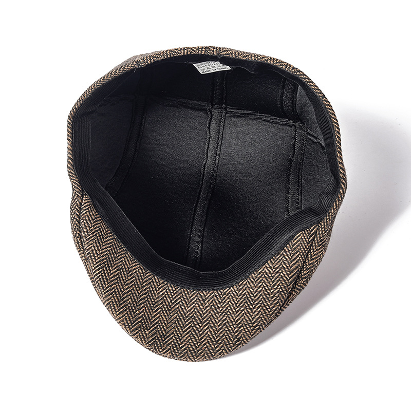 Gorra Plana para Hombre Mayor de Algodón y Poliéster Térmica para Invierno image 6