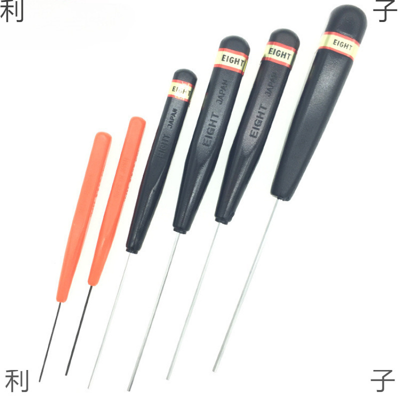 日本EIGHT内六角螺丝刀D-0.7 0.91.27mm0.05平头起子手批包邮