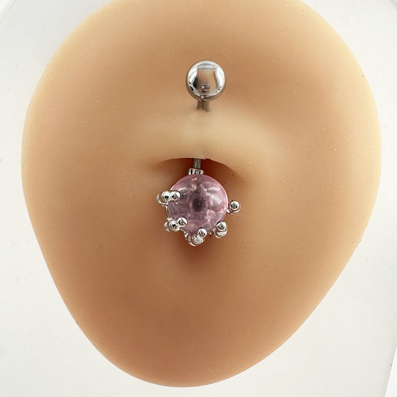 Bauchpiercing Ghost Claw Kristall Opal Bauchnabelpiercing Schmuck_voghion.com