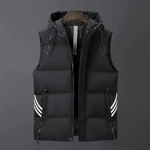 Plus Size Cotton Vest Men's Loose Plus Fat Warm Vest Vest Fat Vest Trendyy Jacket Men's Winter