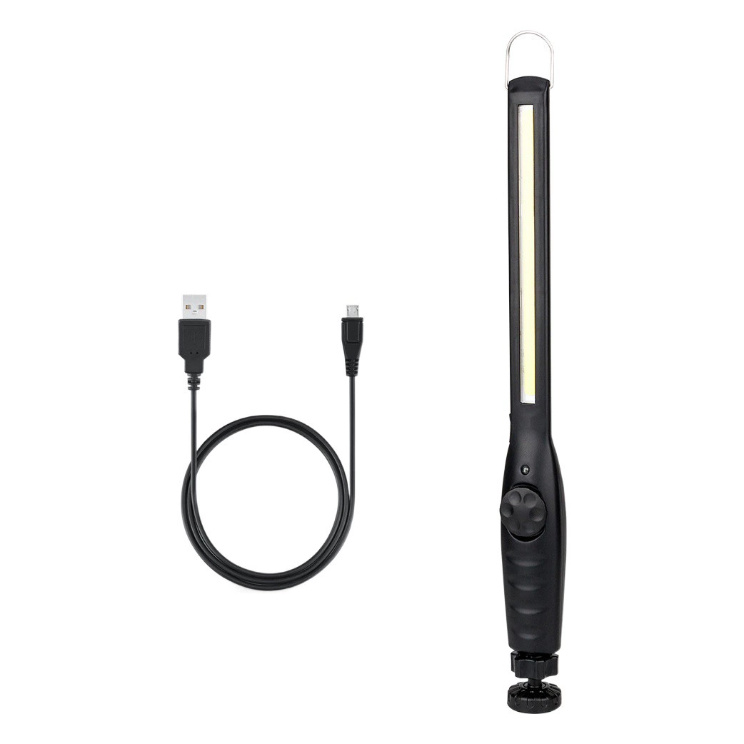 Ручной светильник для авторемонта, светодиодное освещение, сильный магнит на присоске, супер яркий свет, зарядка, фонарик для ремонта COB