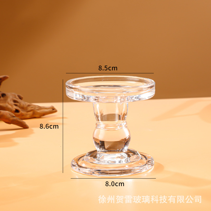 캔들 컵; 투명