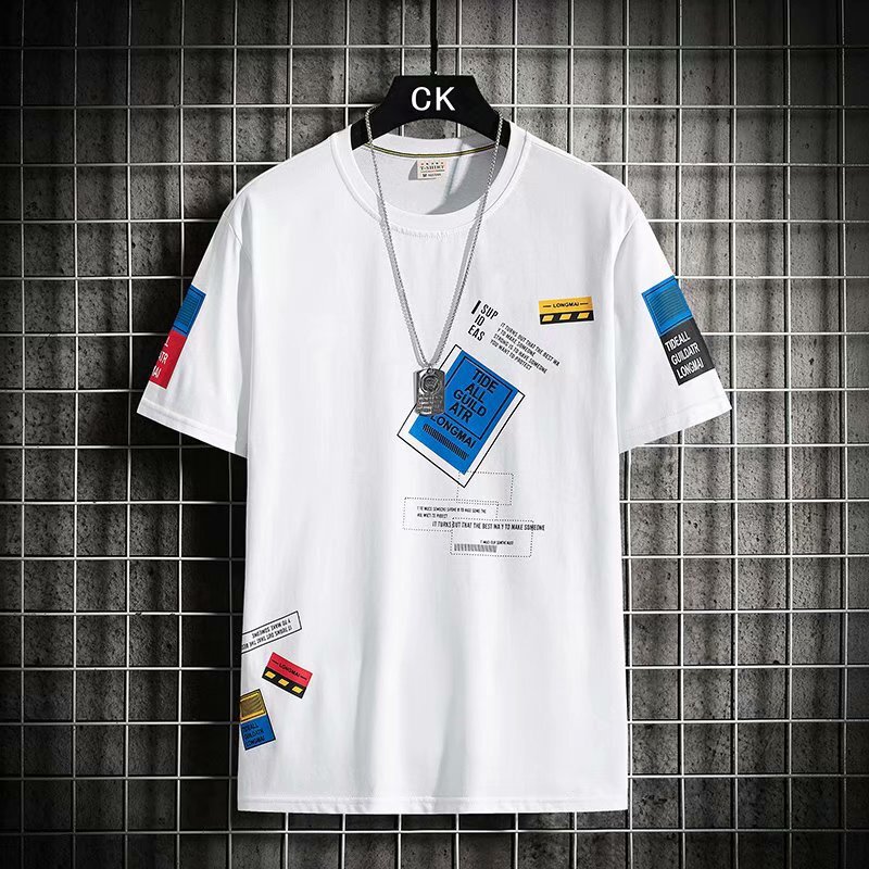 Cross-border a generation of wholesale short sleeve T-shirt men's summer 2022 summer new fashion ins half sleeve fashion brand Super