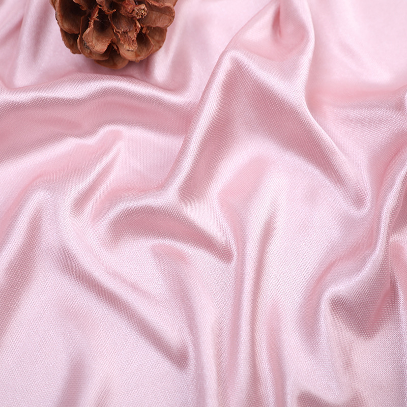 50D纬编素色有光布 蕾丝顺滑细腻里布 阔腿裤时装面料