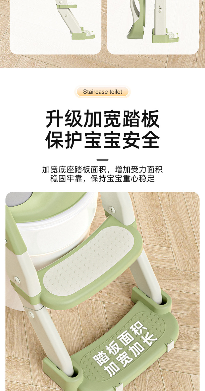 Children's step toilet, folding toilet for 3-6 years old, squat toilet, children's urine bucket, enlarged household toilet stool for children, wholesale undefined