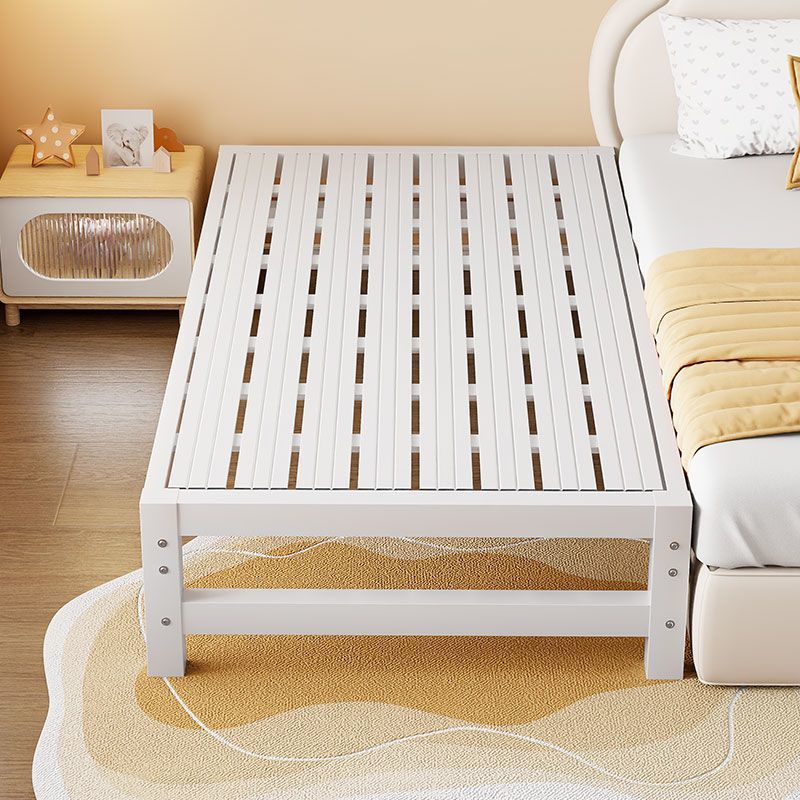 Wrought Iron Baby Splicing Bed with Wide Guardrails, Single Bed for Boys and Girls, Children's Splicing Bed Next to the Adult Bed