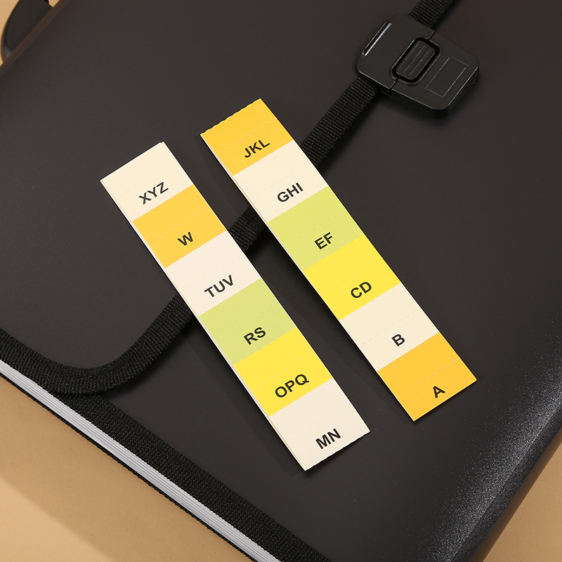 FC carpeta bolsa de órgano multi-rejilla bolsa de almacenamiento de papel multi-capa clasificación portátil negocio bolsa de negocios al por mayor