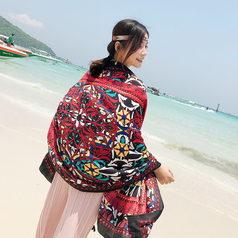 女性用ショールアウター 2025 新しいマント砂漠旅行の必需品エスニックスタイル新疆チベット砂漠旅行|undefined