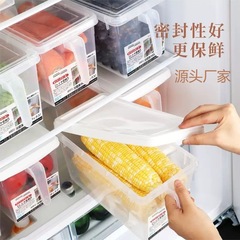 国境を越えたラベル貼り付け対応のプラスチック製蓋付き冷蔵庫収納ボックス、引き出し式、携帯用、食品グレード、ハンドル付き、密封、多層、専用