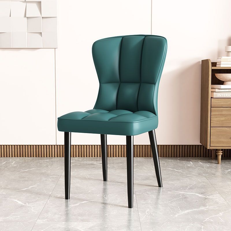 Asiento de restaurante nórdico simple respaldo superior silla de comedor de paquete flexible silla de negociación de hotel image 11