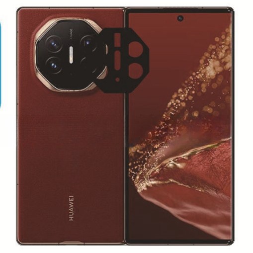 Aplicable a la película de lente Huawei MateXT Impresión de serigrafía Posicionamiento en negro Huawei película de cámara de vidrio templado integrada