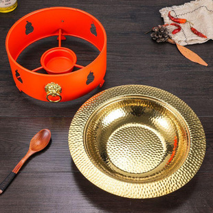 Hot-Selling Commercial Fish Grill Stove Set with Gourd Print, Alcohol Stove, Dry Pot, Bullfrog Stove, Hotel Supplies Stove