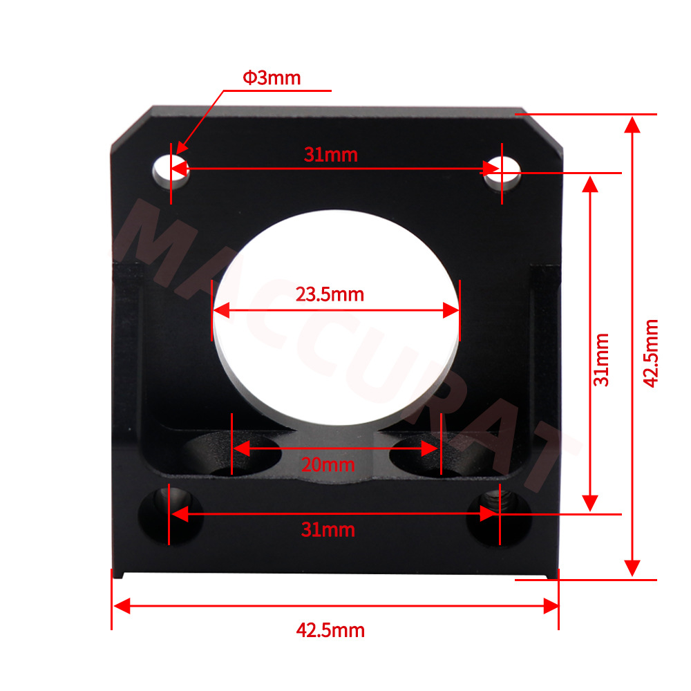 3D打印機配件全金屬Z軸步進電機升級固定座支架適用於Ender3 V2