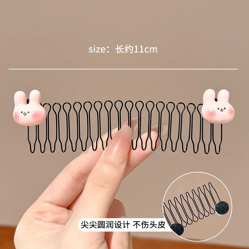 Peinado de cabello de niños acabado artefacto niñas fijo pull peinado de cabello de cabello de cabello de cabello de bebé en la parte posterior de la cabeza pinza de cabello adornamiento