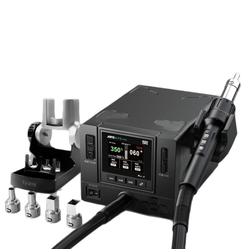 Sugong AIFEN-F5 Pro カーブホットエアガン ストレート風旋風携帯電話修理ハイパワー Aifen F5 はんだ除去ステーション|undefined