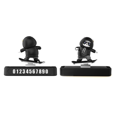 car temporary parking number plate | Nömrəli dayanma kartı