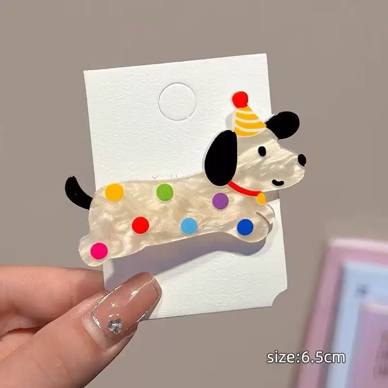 다채로운 물방울 무늬 개