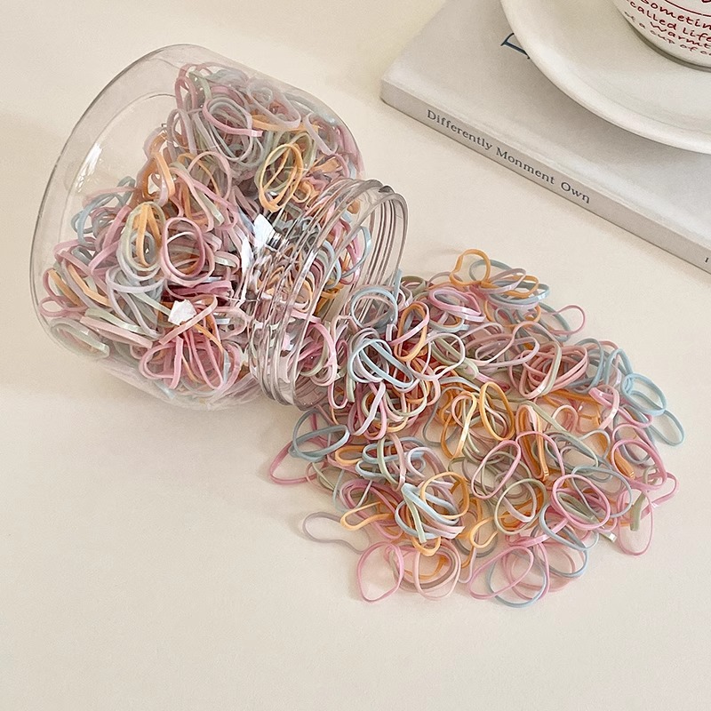 Ligas Elásticas Desechables para Cabello de TPR, Alta Elasticidad, para Niños y Mujeres
