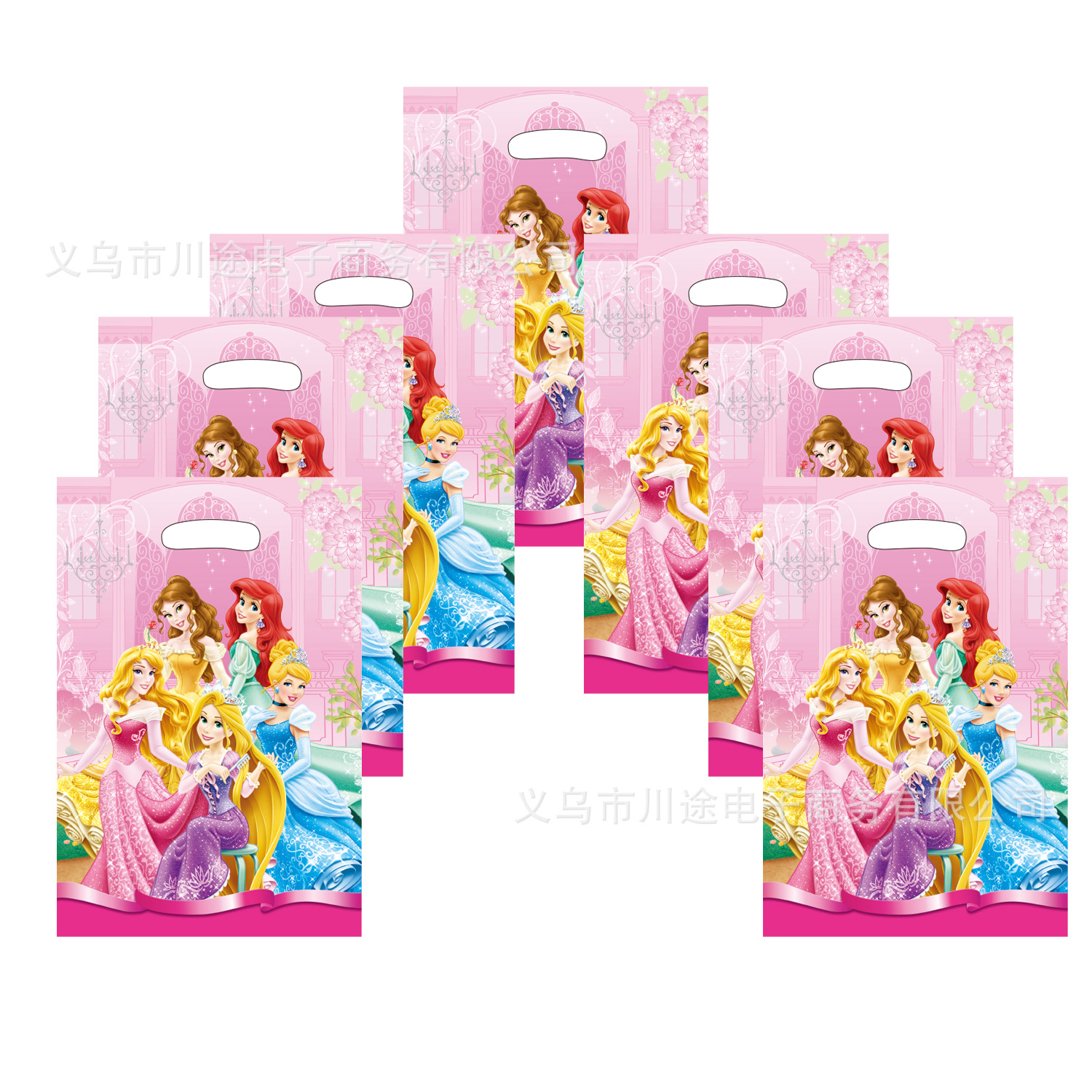 Fábrica directa bolsa de regalo de dibujos animados para niños fiesta de cumpleaños bolsa de regalo película perlada bolsa de regalo PE ahora
