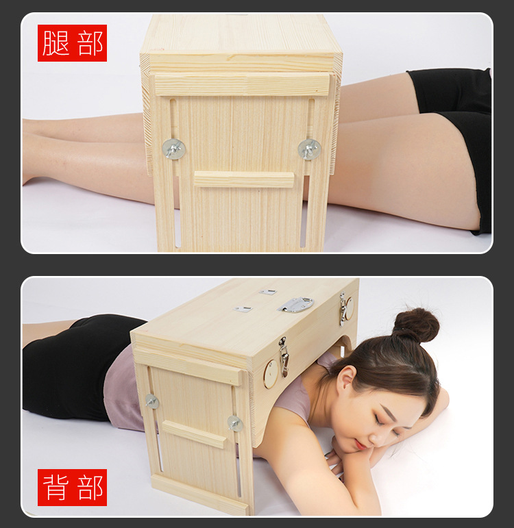 Multi-Position Wooden Moxibustion Box Portable Ai Jiu 艾灸 Moxa Burner for Waist and Abdomen with Smoke Control Options quality and texture
