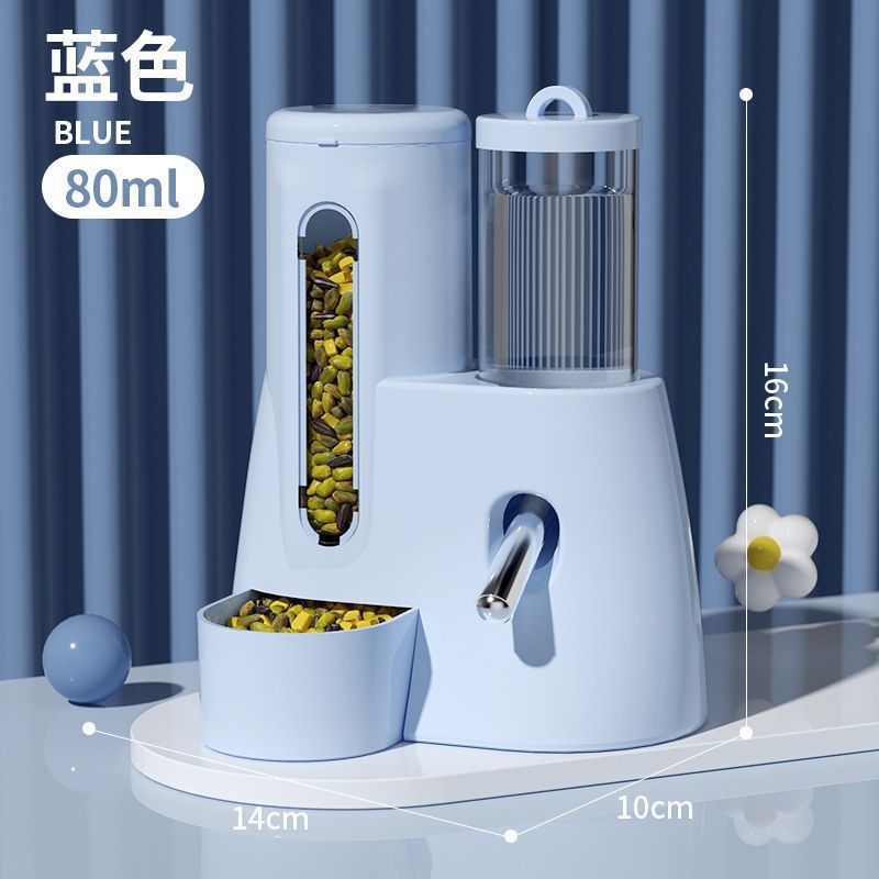 alimentador automático de agua potable para hámster hervidor de agua cuenca 2 en 1 anti-empuje especial para hámster oso de alambre dorado artículos para mascotas