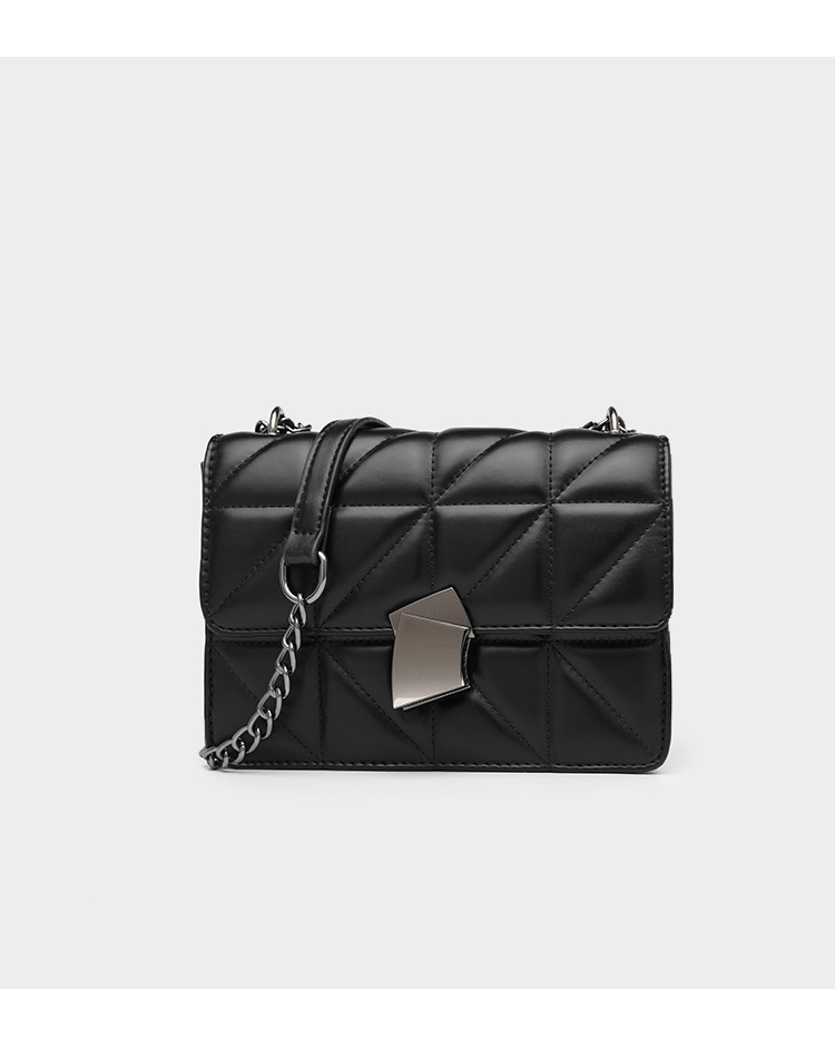 Damen echte Kette Tasche Damen Mode Schulter Messenger Bag Mini Tasche_voghion.com