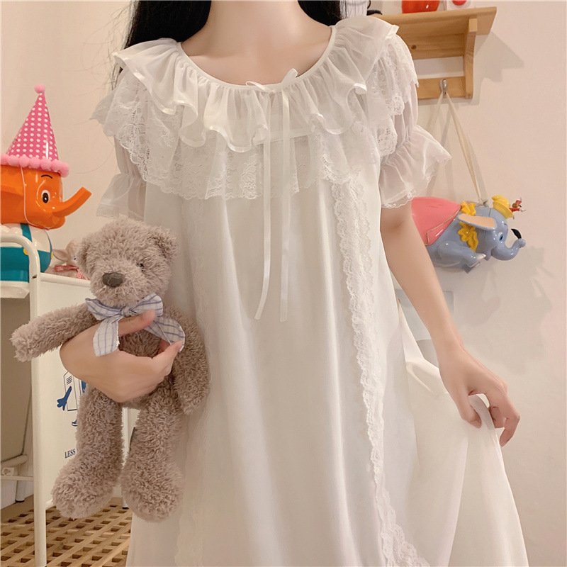 3230 short -sleeved nightdress