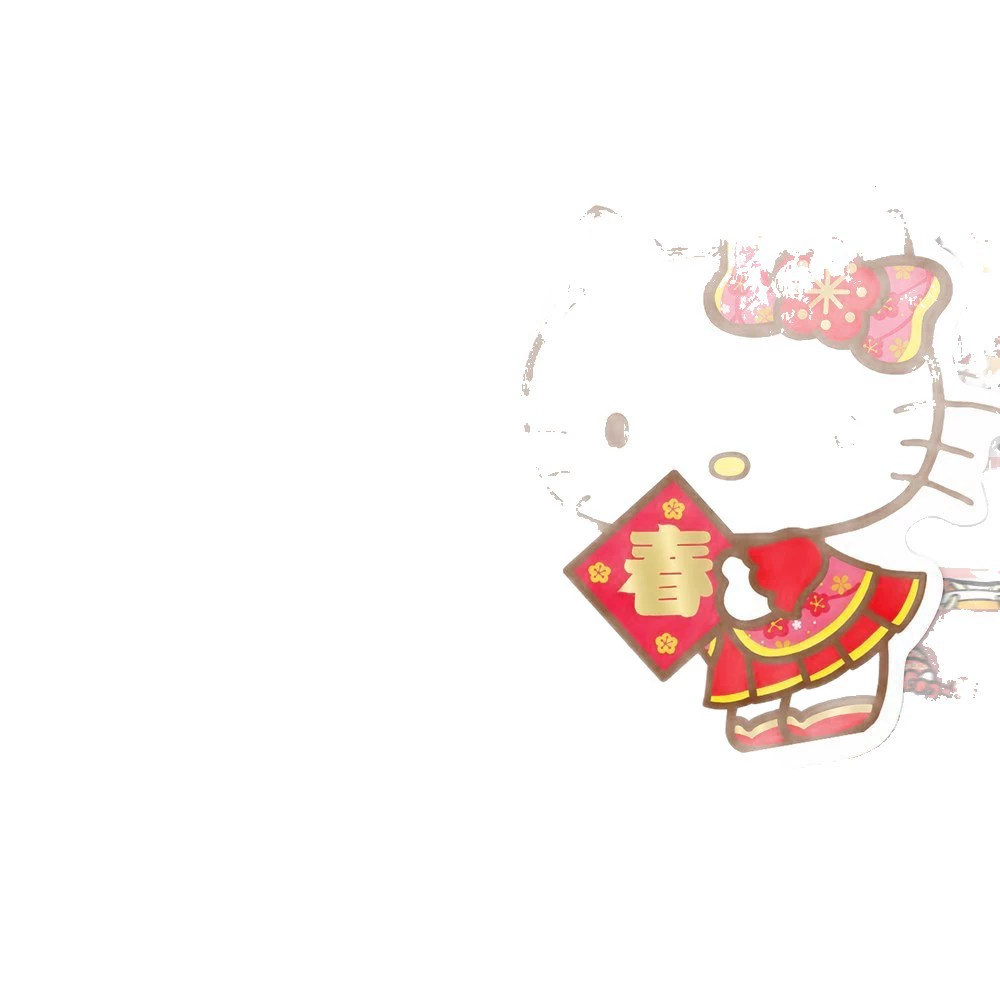 Водонепроницаемый набор наклеек (Hello Kitty), мультяшный, 100–200 шт., виниловые листы