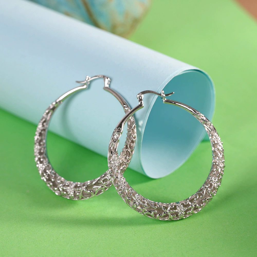 Серьги из серебра 925, вместительные, европейский стиль