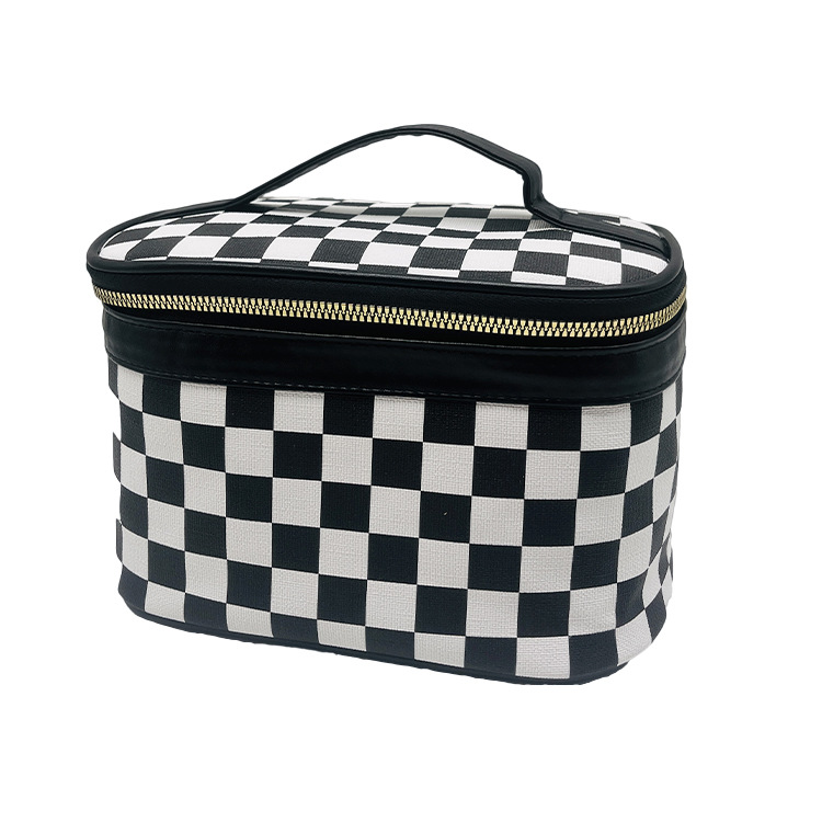 polyurethane capacious cosmetic bag