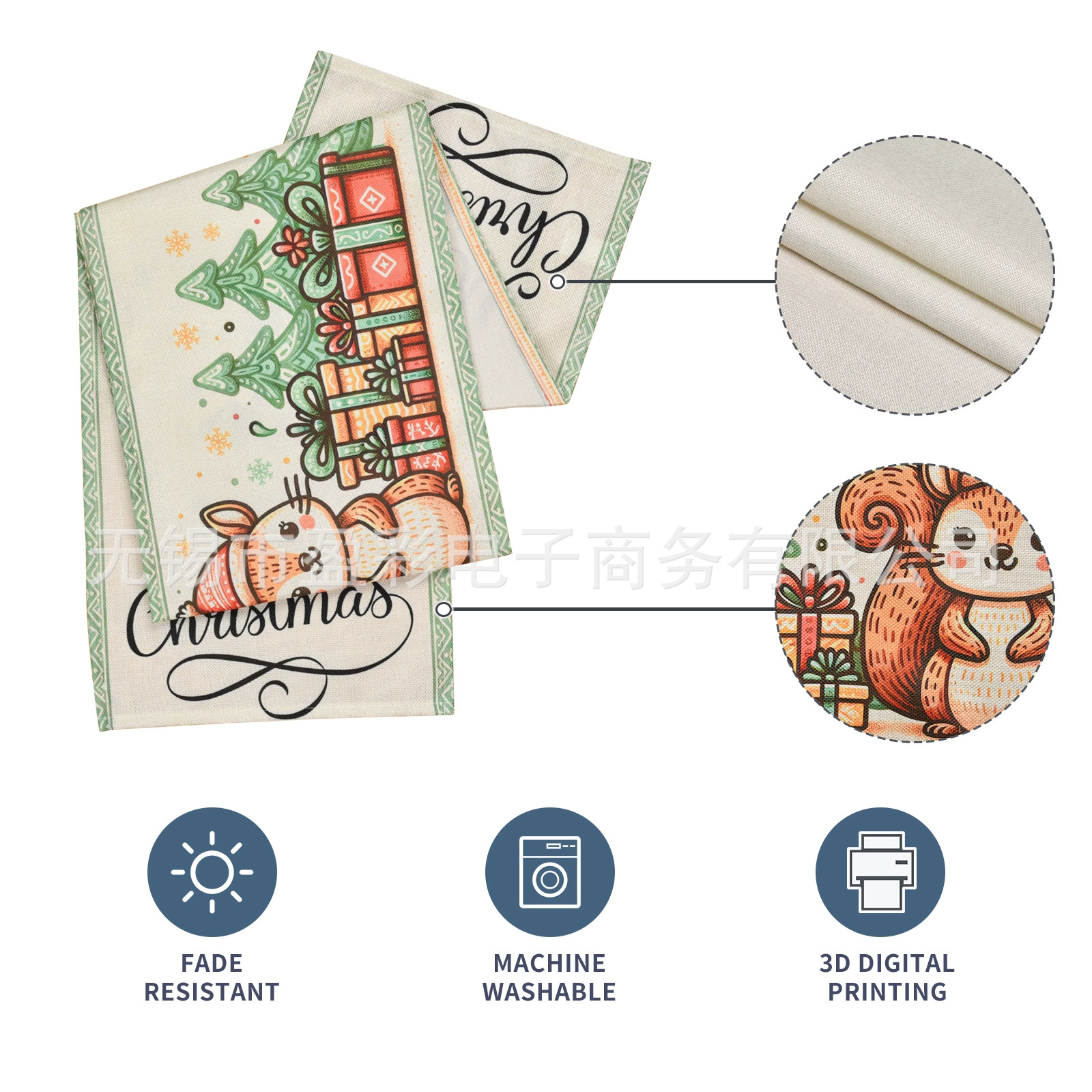 Shein, TEMU, cross -border hot -selling hot -selling Lun table flag cute squirrel gift box living room living room decoration desktop decoration