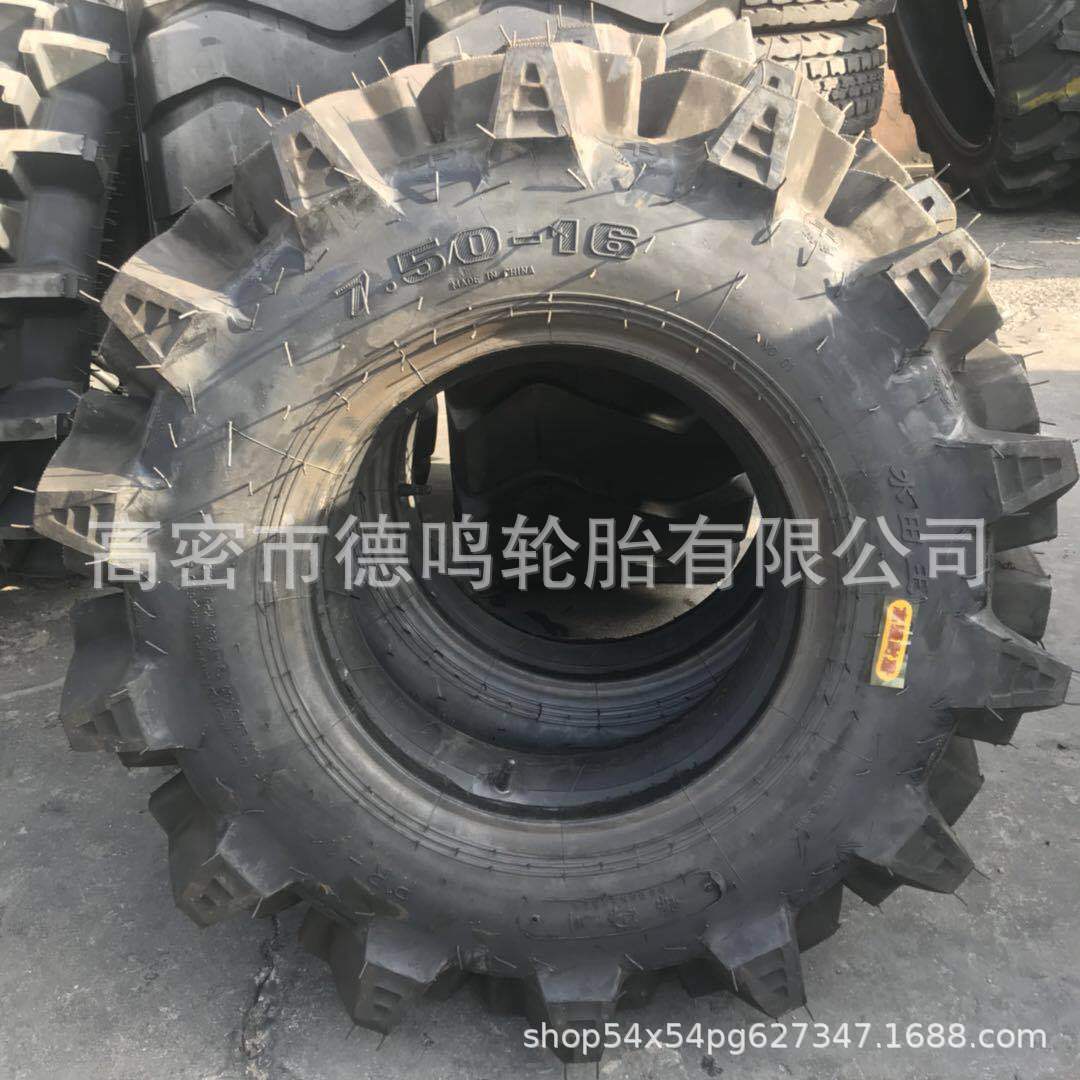 7.50-16 neumáticos de campo de arroz paddy field alta flor neumático