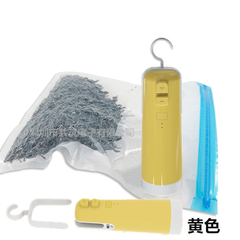 Mini colchón multifuncional al aire libre colchón de aire bolsa de almacenamiento de la bomba de aire de mantenimiento fresco bolsa de aperitivos sellado máquina de sellado