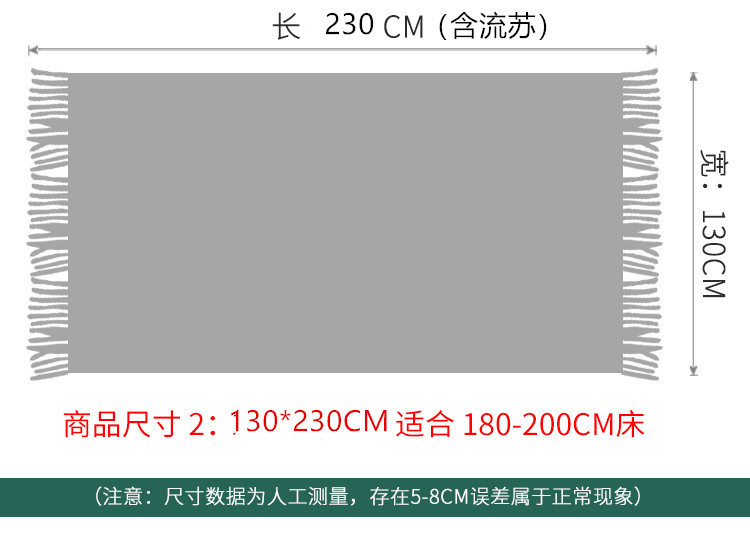 沙发毯盖毯毛毯 菠萝格针织毯办公室午睡毯子空调毯豆豆毯搭毯详情26