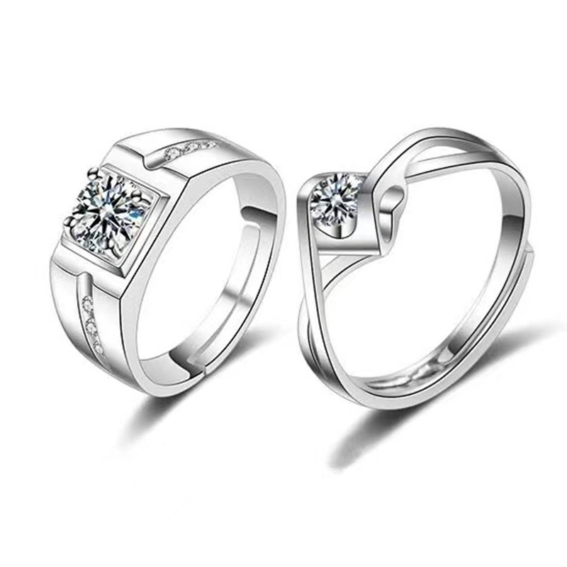 Anillo de hombre retro con circonita para boda o cumpleaños_voghion.com