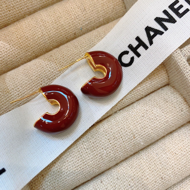 Nuevo estilo gota esmalte europeo y americano japonés y coreano simple exquisito pendientes elegante estilo frío fresco estilo francés pendientes únicos