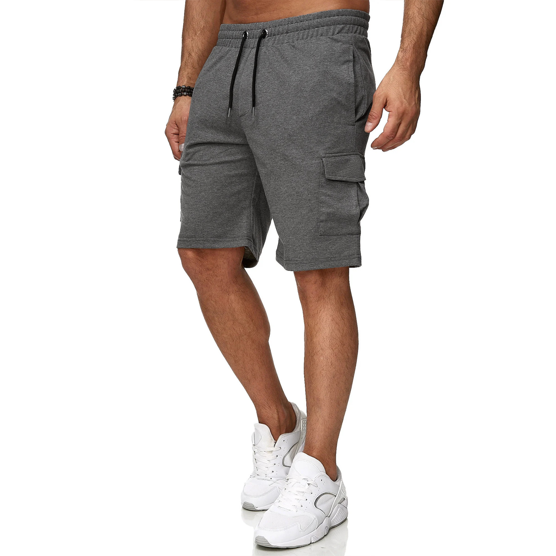 Men's Solid Color Sports Loose Men's Bottoms display picture 2