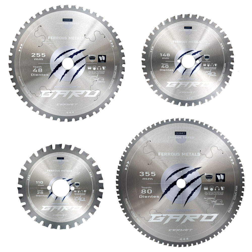 中村牙狼系列184mmTCT机用冷切金属切割BT齿铁锯片40T出口型锯条