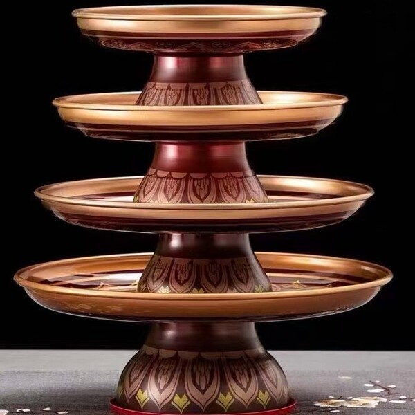 Alloy fruit plate for Buddha to worship the gods to worship the…