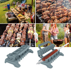 アマ屋外バーベキュー串肉ツールポータブル折りたたみ焼肉金型Skewers Kebab Makerクロスボーダー