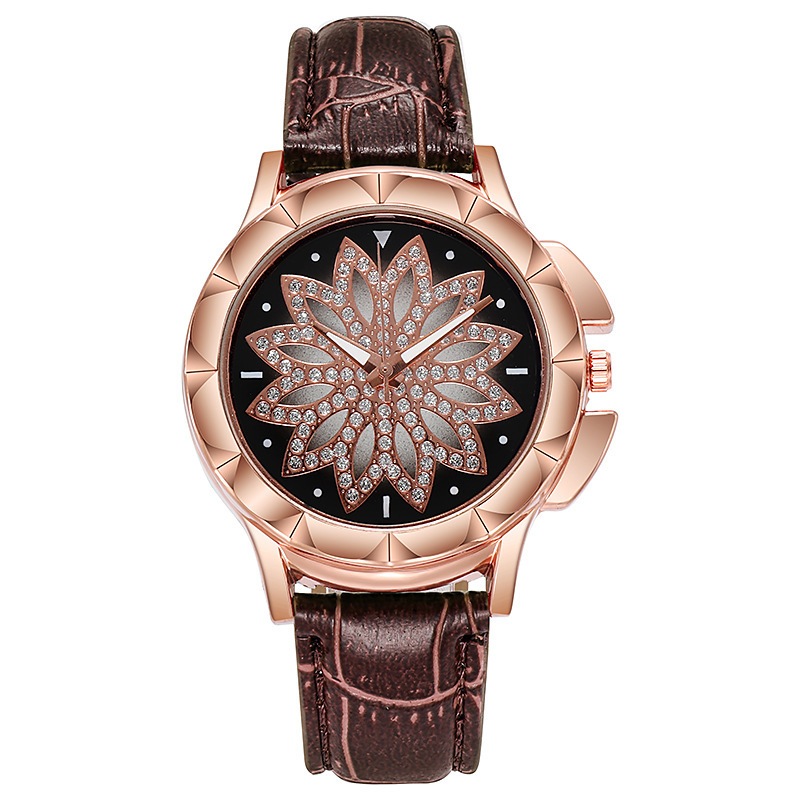 Time New Women's Comes Running Petal Belt Quartz Watch_voghion.com