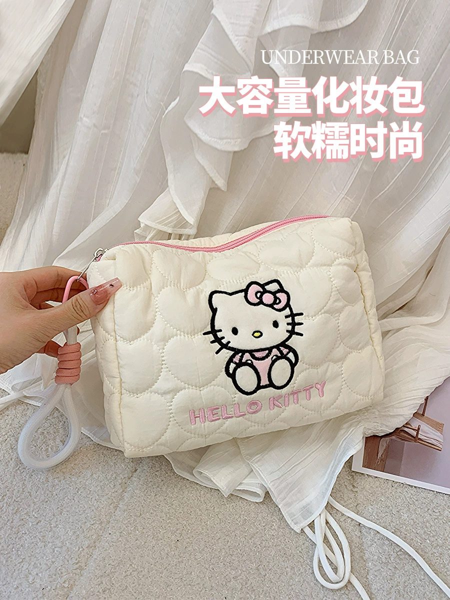 Косметичка-органайзер (Hello Kitty), large-capacity стёжийная косметичка, 3 цвета